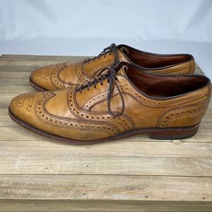 Allen Edmonds Mens Mcallister Wingtip Oxford Walnut Brown 10.5 C